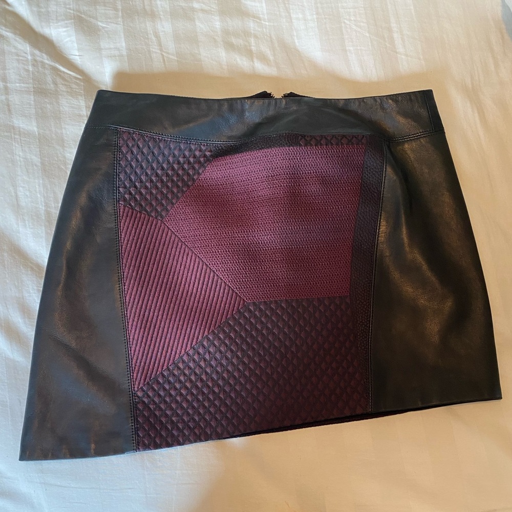 Helmut Lang black mini skirt